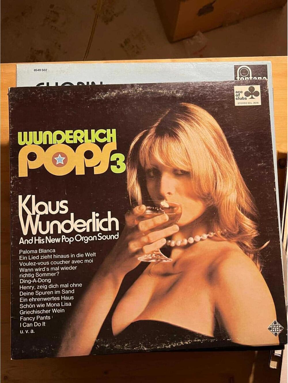 Klaus Wunderlich – Wunderlich Pops 3 Vintage 33rpm VG+ AB24